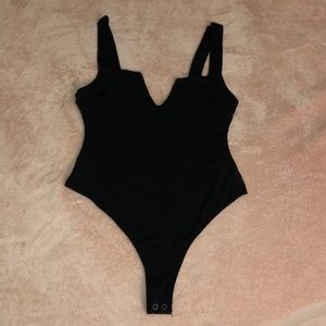 FOREVER 21 BLACK BODYSUIT